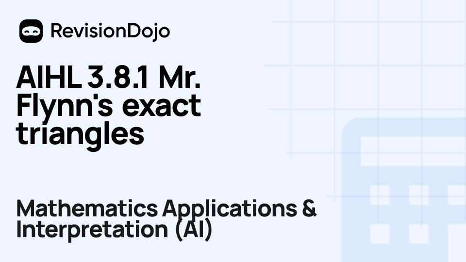 AIHL 3.8.1 Mr. Flynn's exact triangles video thumbnail