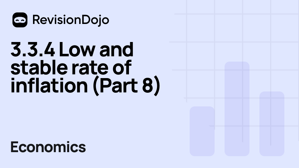 3.3.4 Low and stable rate of inflation (Part 8) video thumbnail