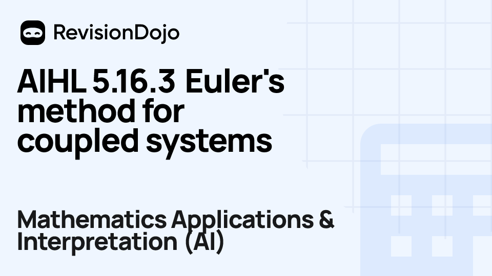 AIHL 5.16.3 Euler's method for coupled systems video thumbnail