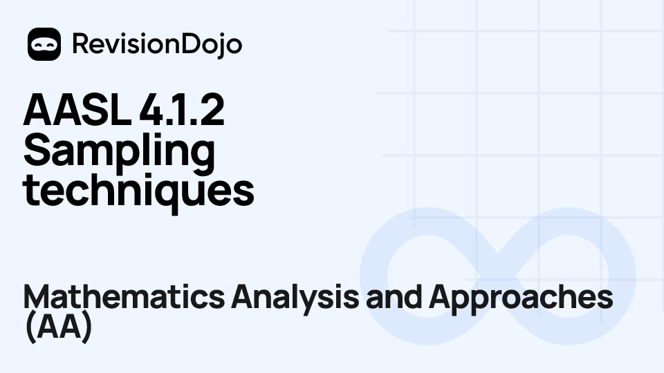 AASL 4.1.2 Sampling techniques video thumbnail