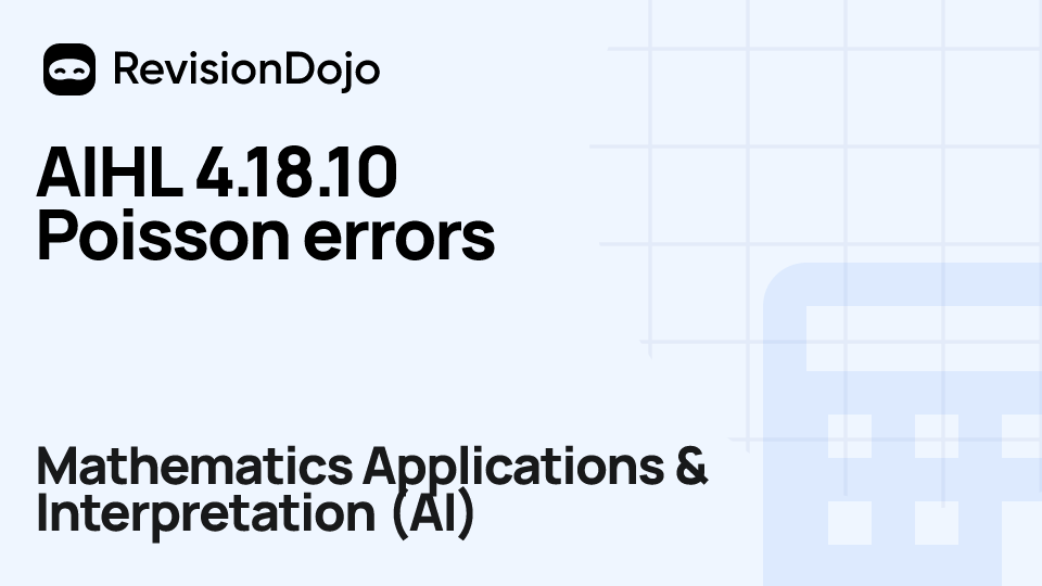 AIHL 4.18.10 Poisson errors video thumbnail