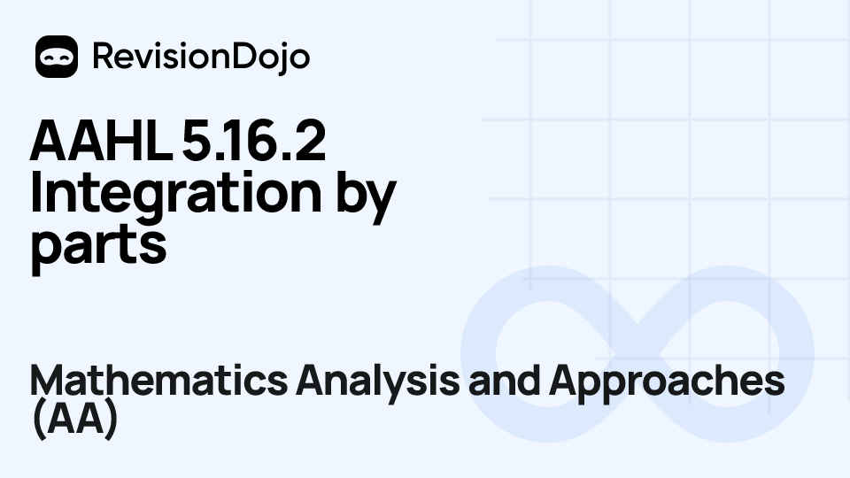 AAHL 5.16.2 Integration by parts video thumbnail