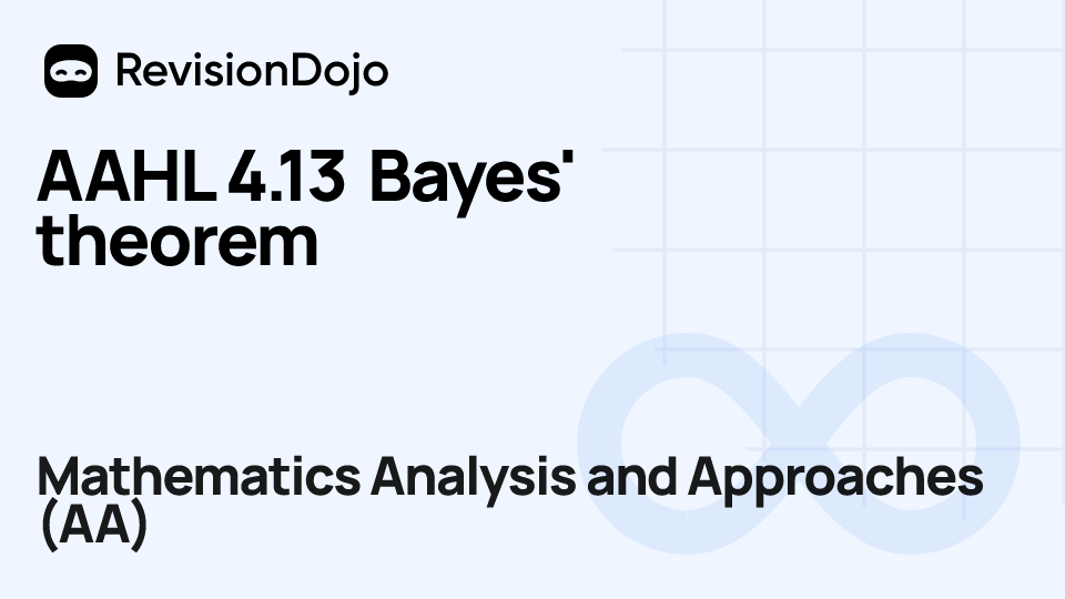 AAHL 4.13 Bayes' theorem video thumbnail