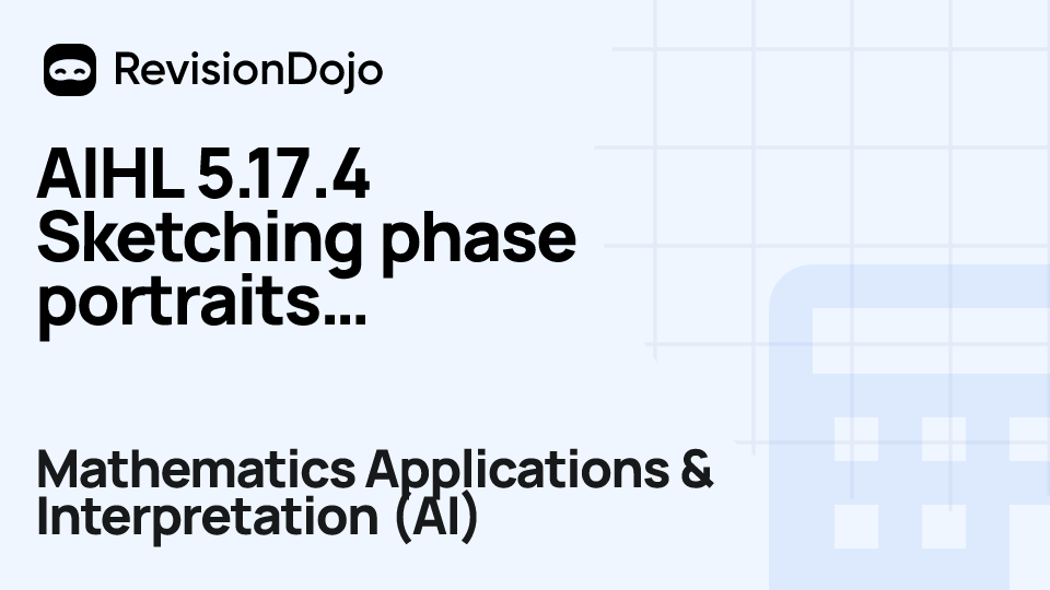AIHL 5.17.4 Sketching phase portraits introduction video thumbnail